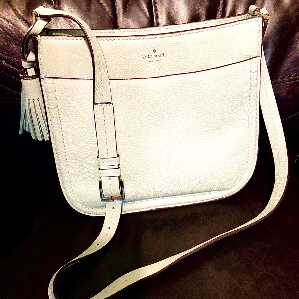 Kate Spade crossbody leather bag mint green